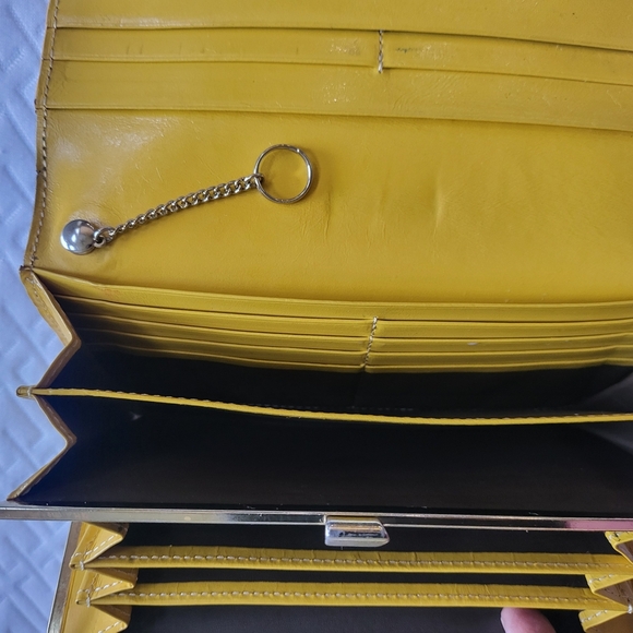 Nina Ricci Leather Printed Continental Long Wallet - Picture 8 of 14